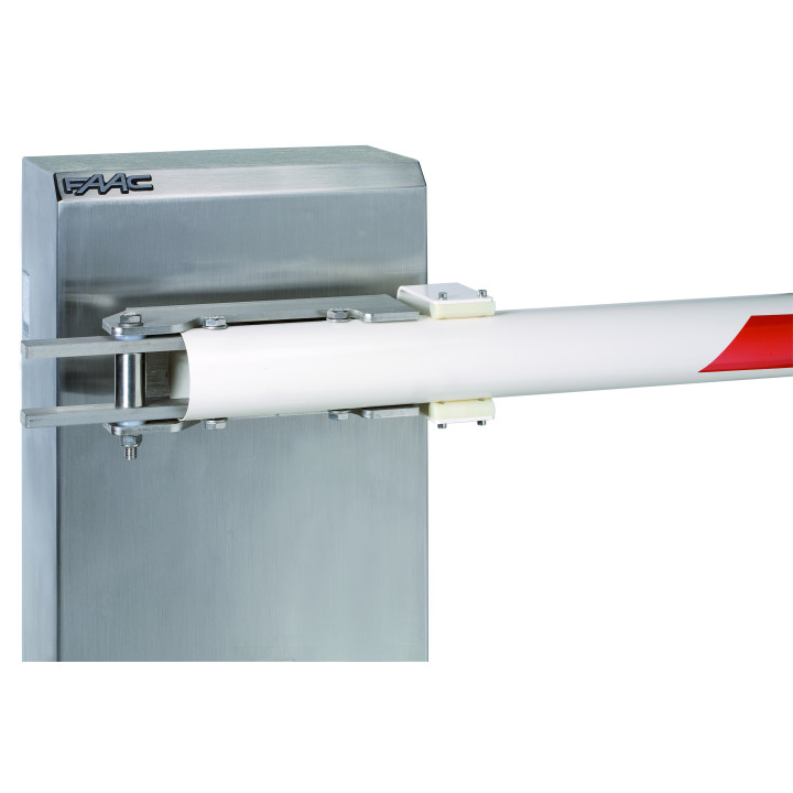 flasque de fixation inox 620 -lisse ronde degondable (lot de 1)