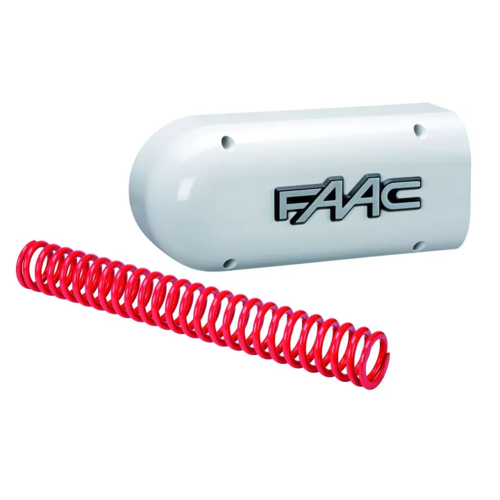 Ensemble Flasque Et Ressort Rouge Pour Barrière B680H, Pour Lisse De Type L.