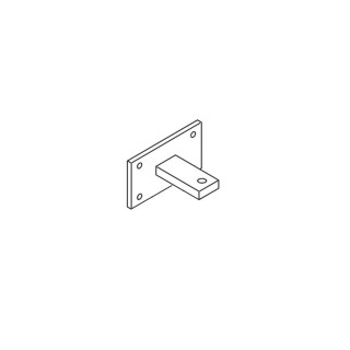 plaque arriere de fixation pour 415 ls(lot de 1)