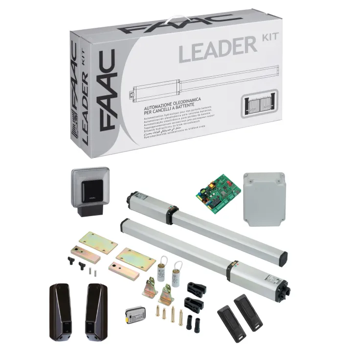 Leader Kit Automatisme Portail Battant Opérateurs Hydrauliques 402 Cbc .