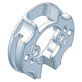 Adaptateur Tm2 35 Pour Support Moteur Tm2 45