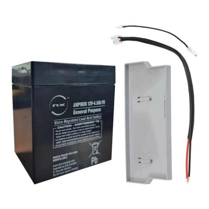 Kit Batterie De Secours Pour Platine E124(390926,Batt12V4A)
