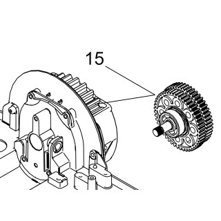 C720-C721 Groupe Engrenage Interne Pignon. Piece Detachee Pour Cyclo Kit.
