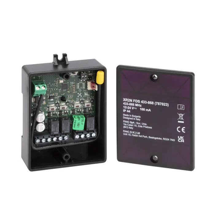Recepteur Radio Xr2N Fds 433-868 Mhz. Compatible Avec Le Protocole Faac Fds