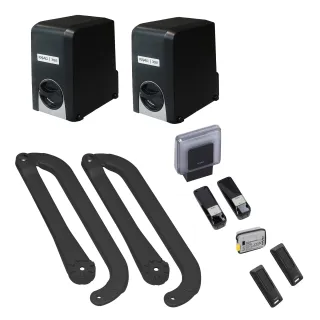 Kit Energy Automatisme Portail Battant. Bras Articulé/Opérateur 24V/Vantail 2,5M