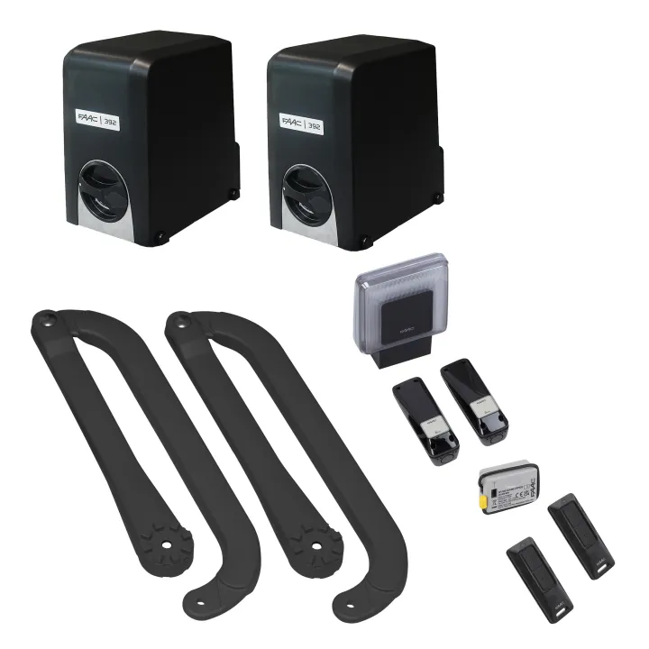 Kit Energy Automatisme Portail Battant. Bras Articulé/Opérateur 24V/Vantail 2,5M