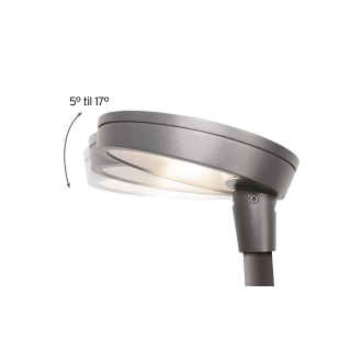 CIRCLED REGL. 23W GRIS 840