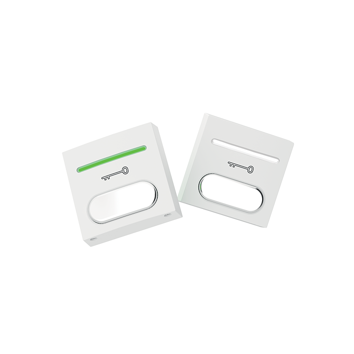 BOUTON POUSSOIR ABS NO+NC+LEDs ROUGE ET VERTE (*)