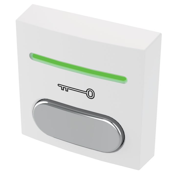 BOUTON POUSSOIR ABS NO+NC+LEDs ROUGE ET VERTE (*)