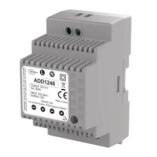 Alimentation sur rail DIN  230V AC / 12V DC / 60W - 5A