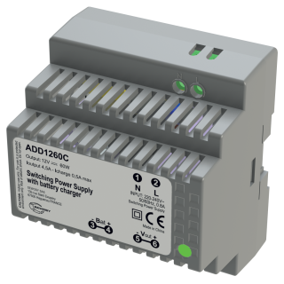 Alimentation Sur Rail Din Chargeur 230V Ac / 12V Dc / 60W - 4.5A