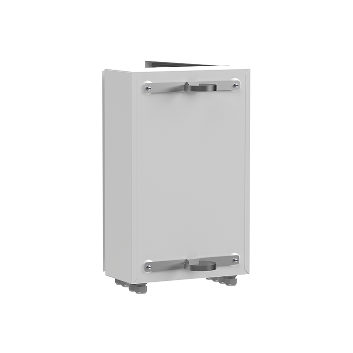 COFFRET VIDE IP66 GRAND MODELE AVEC RAIL+GRILLE PERFOREE