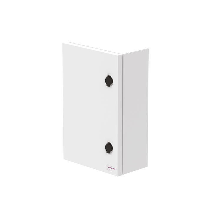 COFFRET VIDE IP66 GRAND MODELE AVEC RAIL+GRILLE PERFOREE