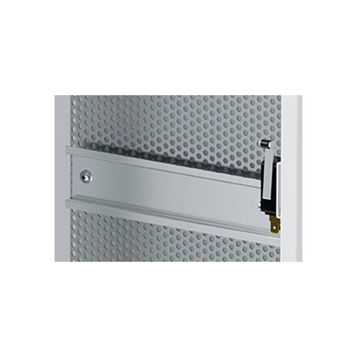 COFFRET VIDE IP66 GRAND MODELE AVEC RAIL+GRILLE PERFOREE