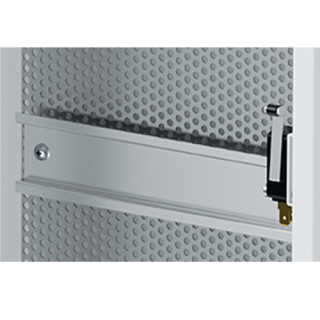 COFFRET VIDE IP66 PETIT MODELE AVEC RAIL DIN +GRILLE PERFOREE