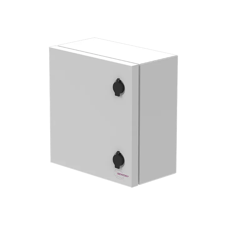 Coffret Vide Ip66 Petit Modèle Avec Rail Din + Grille Perforée
