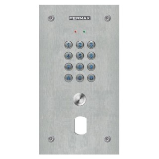 CLAVIER MEMOKEY INOX AVEC PERCEMENT PTT