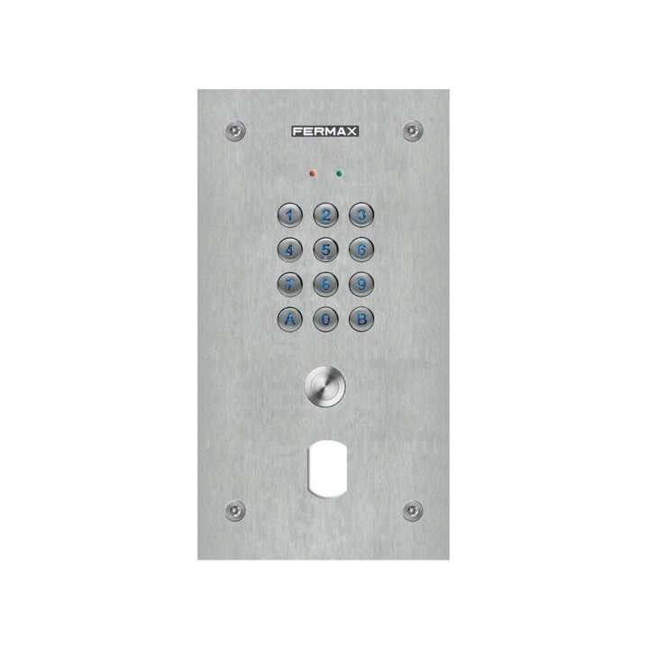 CLAVIER MEMOKEY INOX AVEC PERCEMENT PTT