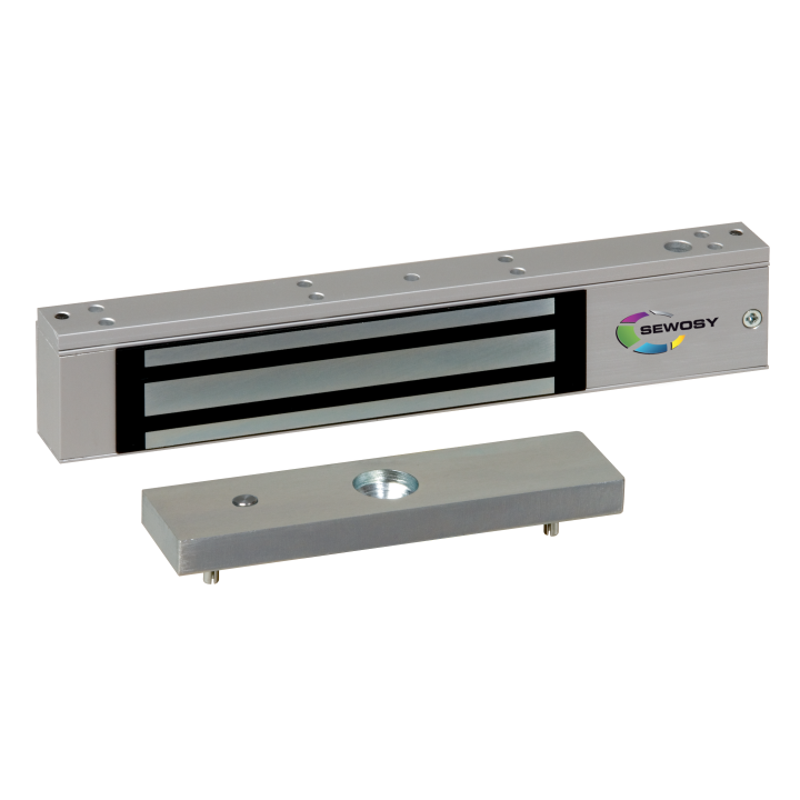 Ventouse Électromagnétique Applique 150 Dan 12-24V Dc + Ctc +Led