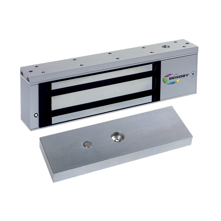 Ventou électromagnétique applique 500 daN 12-24V DC+CTC+LEDs(*)
