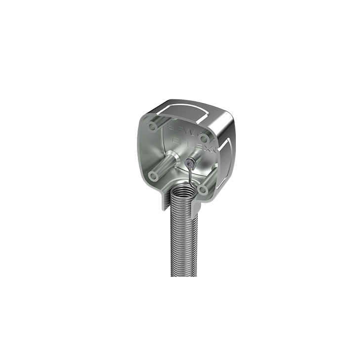 Passage de cable en applique Diametre 13 mm +Ressort Inox 40 cm*