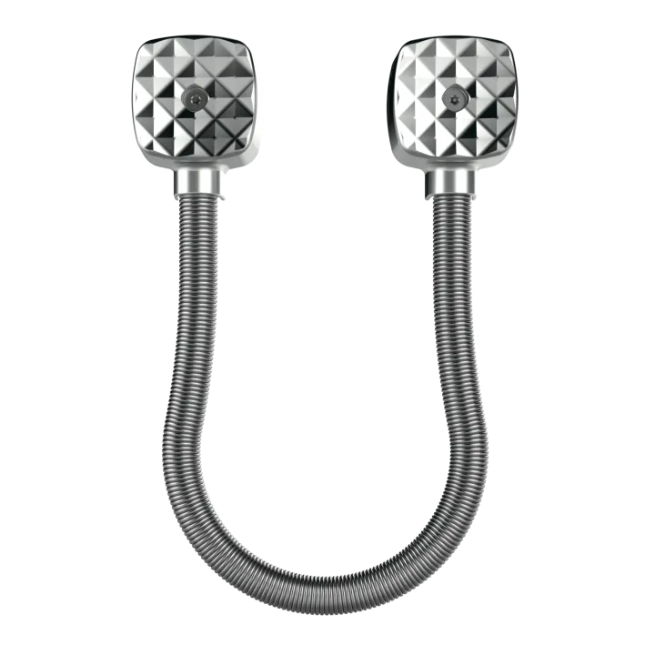 Passage de câble en applique diamètre 13 mm + ressort INOX 40 cm 