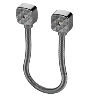 PASSAGE DE CABLE EN APPLIQUE DIAM 10MM+RESSORT INOX 40CM*