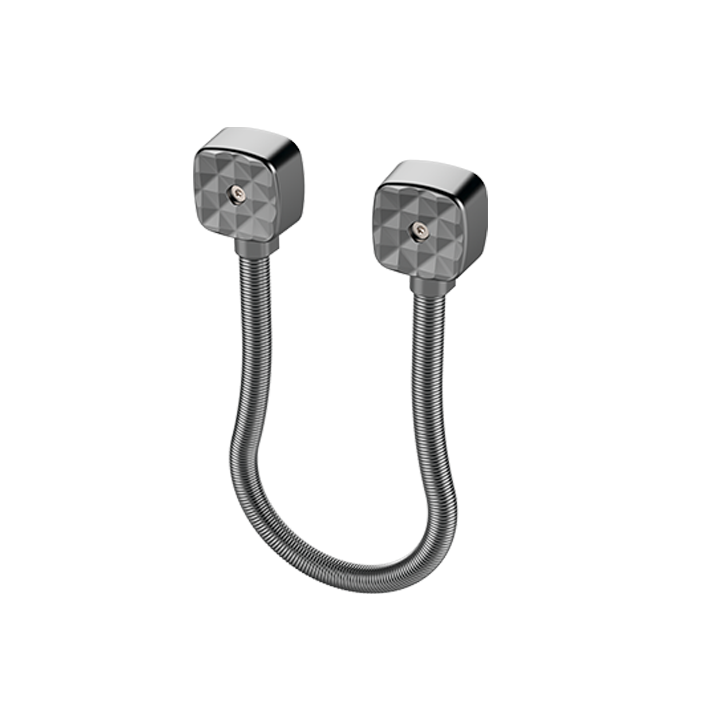 PASSAGE DE CABLE EN APPLIQUE DIAM 10MM+RESSORT INOX 40CM*