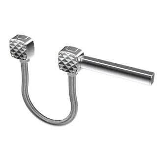 Goulotte Aluminium 1 Mètre + Capuchon De Finition Pour Série Eflex