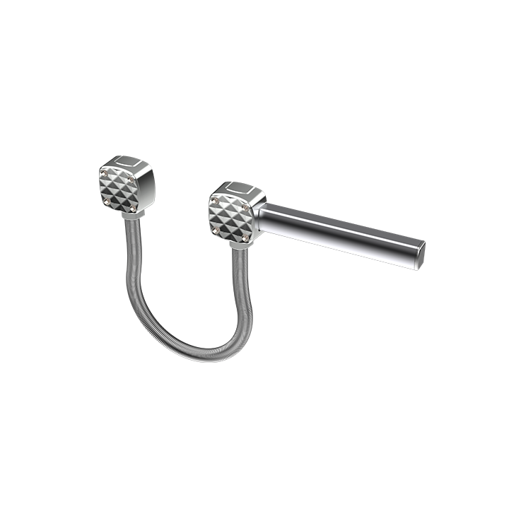 GOULOTTE ALUMIN 1 METRE+CAPUCHON DE FINITION POUR SERIE EFLEX*