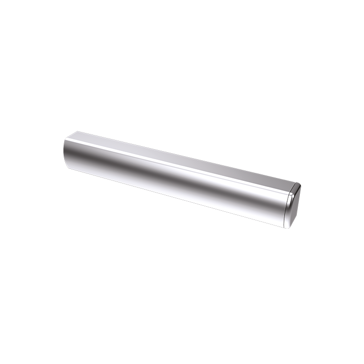 GOULOTTE ALUMIN 1 METRE+CAPUCHON DE FINITION POUR SERIE EFLEX*
