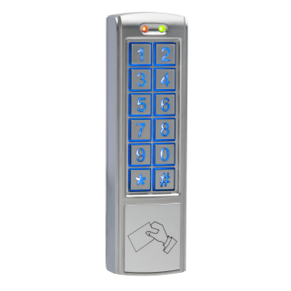 Lecteur de proximité étroit avec clavier de programmation