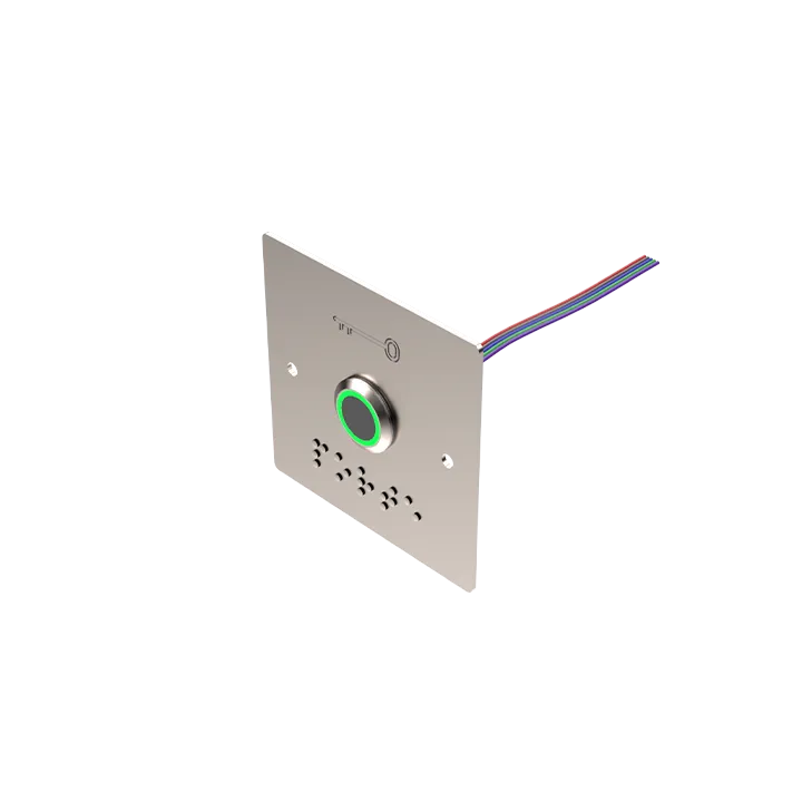 Capteur Infrarouge Lumineux Blanc/Vert, 12/24V Dc+Plaque Large P