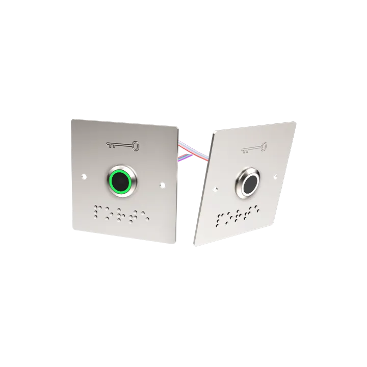 Capteur Infrarouge Lumineux Blanc/Vert, 12/24V Dc+Plaque Large P