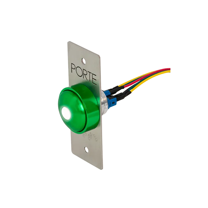 Bouton Poussoir Champign+Plaque Etroite Porte Et Braille Porte+Buzzer Led