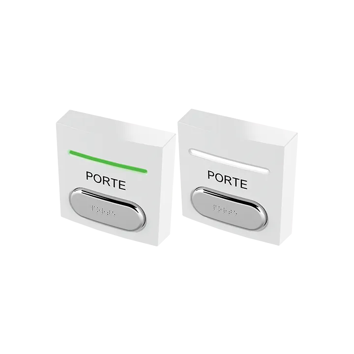 Bouton Pousso Ab No+Nc+Led Rouge Et Verte Buzzer Et Braille