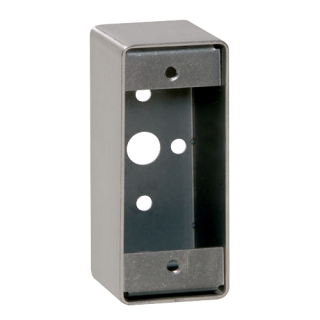BOITIER INOX pour BOUTON POUSSOIR 94x38.3x46.8mm* RECTANGUL(*)