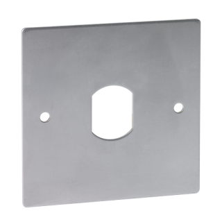 Plaque INOX avec empreinte pour tête de lecture(*)