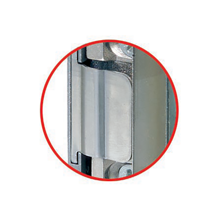 Gâche électrique 1 ROUREG contact 12V AC/DC