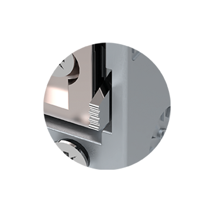 Gâche électrique 1 ROUREG étroite OPEM 8/12V AC/DC