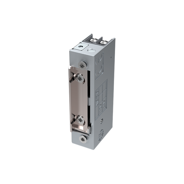 Gâche électrique 1 ROUREG étroite OPEM 8/12V AC/DC