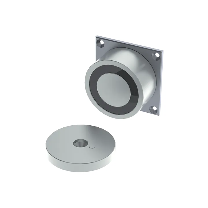 Ventouse électromagnétique ronde 200 daN 12-24V DC 