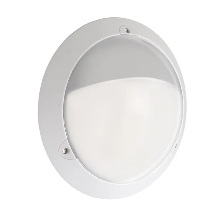 Hublot Voila Asymétrique Blanc Module Led 3600 Lm 4000K+Détecteur-Vav