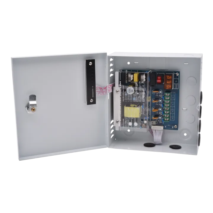 Alimentation Murale 12Vdc 5A 4Voies Boîte 1 Pc