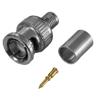 BNC MALE A SERTIR HR6/iDEFI110 Boite 30 PC