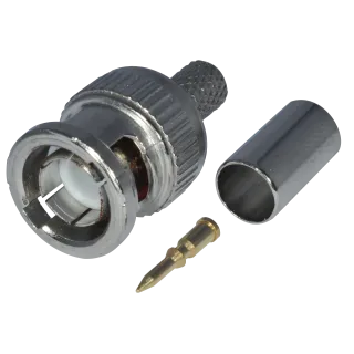 Bnc Male A Sertir Kx6 Boîte 30 Pc