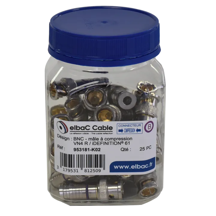 Bnc À Compression Pour Câble Vn4R/Idef61 953181