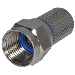 Connecteur F Male A Visser Ø6.8Mm Boîte 100 Pc