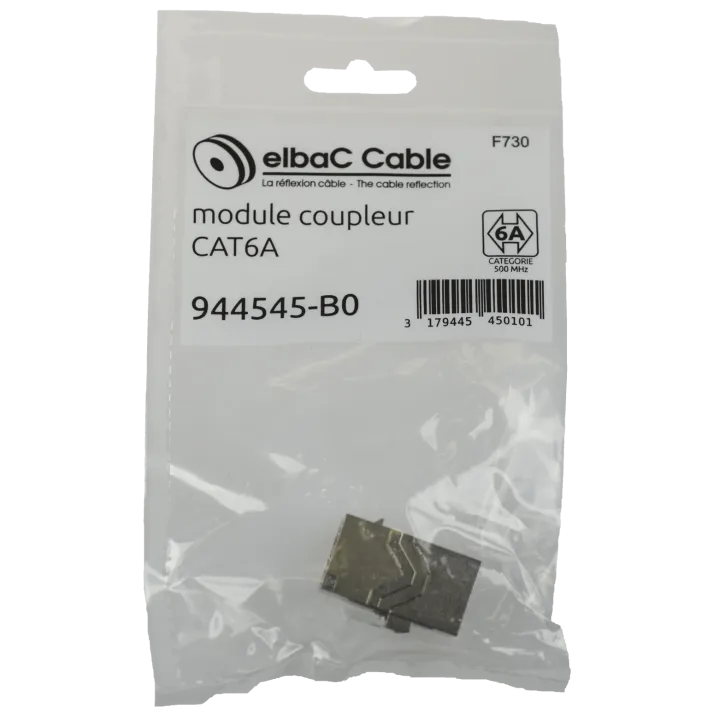 Module Coupleur Cat6A Boîte 1 Pc