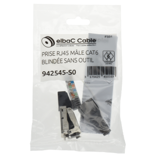 CONNECTEUR PLUG RJ45 cat6  SANS OUTIL  942545
